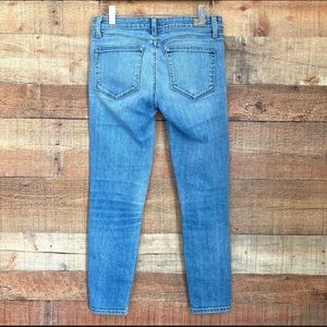 Paige Verdugo Crop Skinny Jeans Light Wash 27